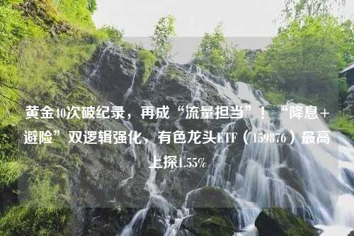 黄金40次破纪录，再成“流量担当”！“降息+避险”双逻辑强化，有色龙头ETF（159876）最高上探1.55%