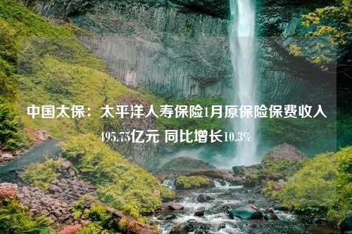 中国太保：太平洋人寿保险1月原保险保费收入495.75亿元 同比增长10.3%