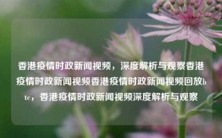 香港疫情时政新闻视频，深度解析与观察香港疫情时政新闻视频香港疫情时政新闻视频回放btc，香港疫情时政新闻视频深度解析与观察，香港疫情时政新闻视频深度解析与观察，追踪疫情下的政策动态与观察分析