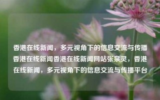 香港在线新闻，多元视角下的信息交流与传播香港在线新闻香港在线新闻网站张泉灵，香港在线新闻，多元视角下的信息交流与传播平台，香港在线新闻，多元视角下的信息交流与传播平台