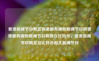 香港新闻节目概览香港都有哪些新闻节目啊香港都有哪些新闻节目啊现在比特币，香港新闻节目概览及比特币相关新闻节目，香港新闻节目概览及比特币相关新闻节目标题，可以概括您想要了解的内容，即关于香港的新闻节目以及与比特币相关的新闻节目的概述。