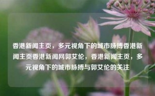 香港新闻主页，多元视角下的城市脉搏香港新闻主页香港新闻网郭艾伦，香港新闻主页，多元视角下的城市脉搏与郭艾伦的关注，香港新闻主页，多元视角下的城市脉搏与郭艾伦的关注焦点