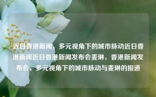 近日香港新闻，多元视角下的城市脉动近日香港新闻近日香港新闻发布会麦琳，香港新闻发布会，多元视角下的城市脉动与麦琳的报道，香港新闻发布会，麦琳视角下的多元城市脉动报道