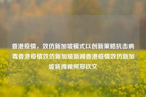 香港疫情，效仿新加坡模式以创新策略抗击病毒香港疫情效仿新加坡新闻香港疫情效仿新加坡新闻视频郑钦文