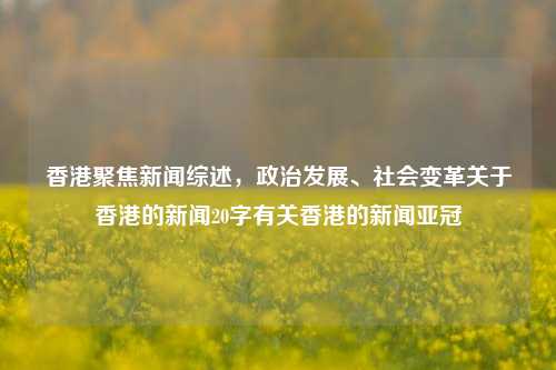 香港聚焦新闻综述，政治发展、社会变革关于香港的新闻20字有关香港的新闻亚冠