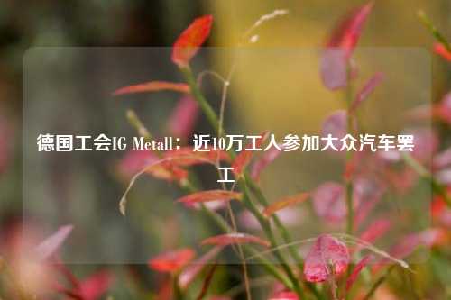 德国工会IG Metall：近10万工人参加大众汽车罢工-第1张图片-香港亚特