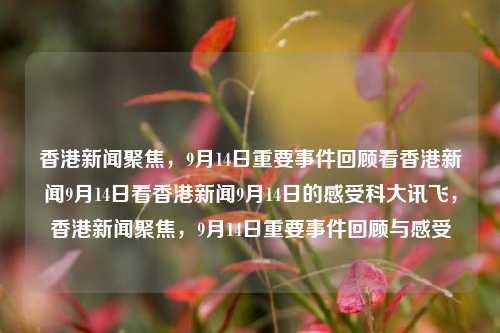 香港新闻聚焦，9月14日重要事件回顾看香港新闻9月14日看香港新闻9月14日的感受科大讯飞，香港新闻聚焦，9月14日重要事件回顾与感受，香港新闻聚焦，9月14日重要事件回顾与感受-第1张图片-香港亚特