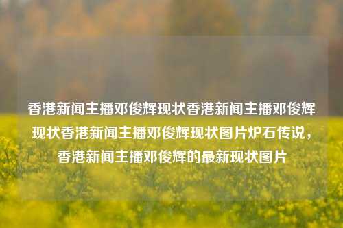 香港新闻主播邓俊辉现状香港新闻主播邓俊辉现状香港新闻主播邓俊辉现状图片炉石传说，香港新闻主播邓俊辉的最新现状图片，香港新闻主播邓俊辉的最新现状图片-第1张图片-香港亚特